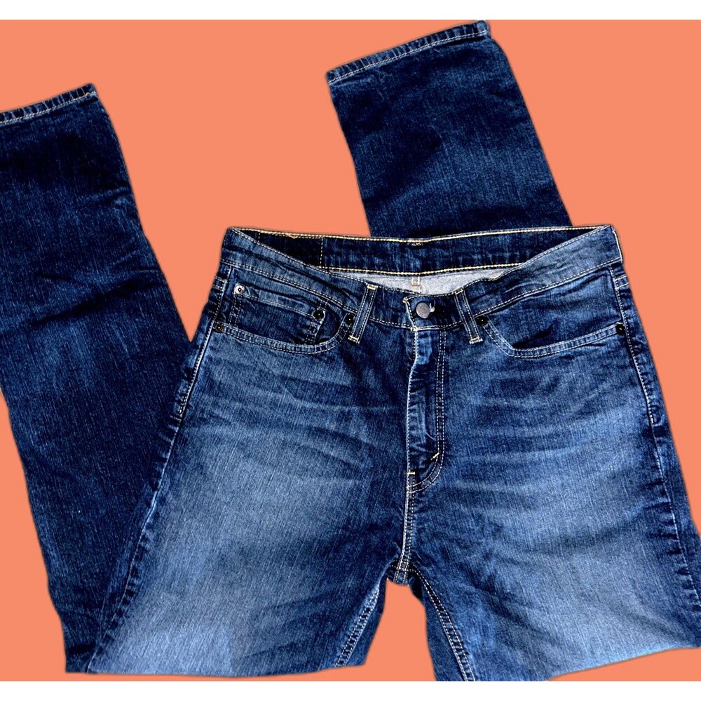Levi's 541 Jeans Men's Size 34x34 Medium Wash Denim Stretch Athletic Taper Fit - Picture 2 of 7